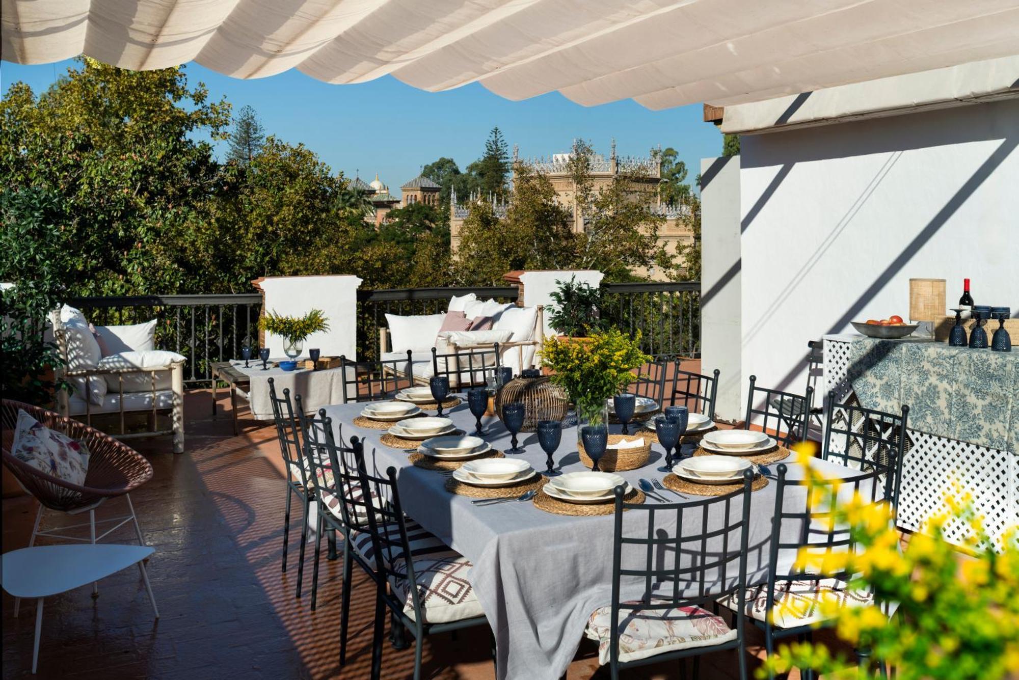 Villa Alfonso, Restored Palace House With Gardens And Monuments Views Sevilha Exterior foto